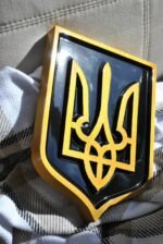 Trident Wooden Coat of arms of Ukraine Ukrainian Tryzub Wall Decor Handmade Patriotic decor Wood Carving Made in Ukraine Ukrainian gifts - Image 2