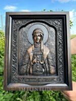 Wooden Decor "The saint Olga of Kyiv", carved wall panel , handmade, wall hanging, art living room, Birthday Gift for Mother, Wife, daughter