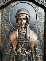 Wooden Decor "The saint Olga of Kyiv", carved wall panel , handmade, wall hanging, art living room, Birthday Gift for Mother, Wife, daughter - Image 2