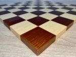 Classic Chess board Ash wood Handmade - Image 5