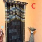 luxury beaded curtain handcrafted for living room decor