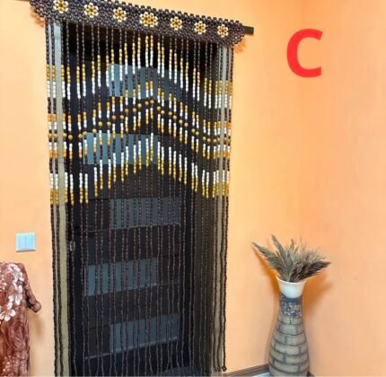 Handcrafted Beaded Curtain – Unique window & Door decor & Stylish interior divider
