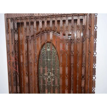 Wooden Curtain “Rustic Plank” – Handmade curtain for windows, doors, partitions