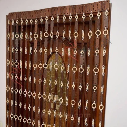 Wooden Curtain “Rustic Plank” multicolor – Handmade divider, Blinds & Stylish home decor