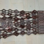 Handmade Curtain “Diamonds” - Wooden beads, Room divider and Wall decor - Image 5