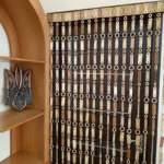 texture of wooden beads artistic home decor