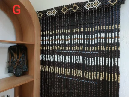 Wooden Bead Curtain – Decorative Partition for home & All sizes