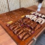 Chess Set: Folding Chess Board with Storage for Each Chess Piece + pieces "Knights" - Image 3