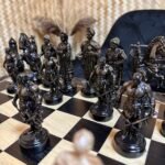 Premium Handcrafted Wooden chess pieces