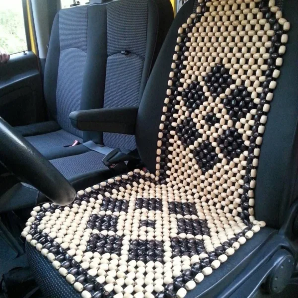 Wooden Beaded Car Seat Cover