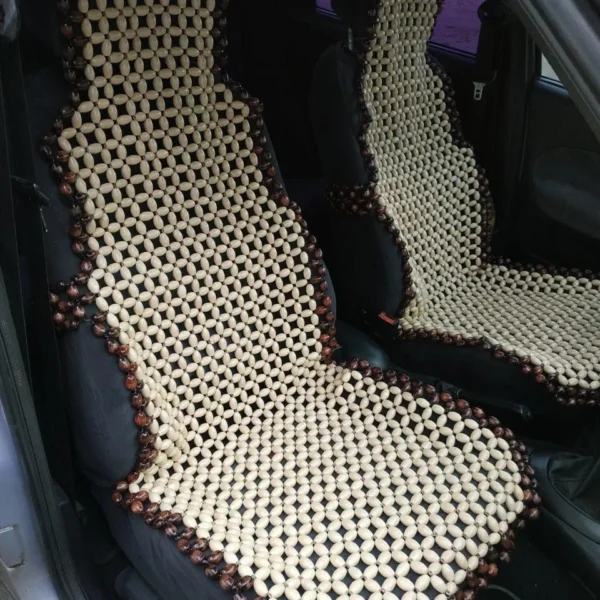 Beaded Car Seat Covers - Wooden, Universal, Massage