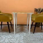 Wooden Chess Table "Ivory & Gold" - Image 7