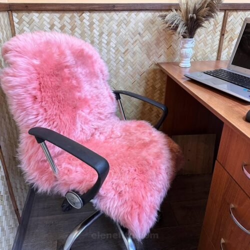 Natural sheepskin car seat cover
