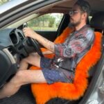 PAIR Sheepskin Seat Cover for Car, Home & Office