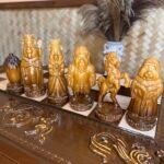 Chess pieces "Beaver Kingdom" Ombre color, super glossy - Image 8