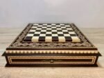Chess Board "Royal Light" with Two Drawers - Image 4