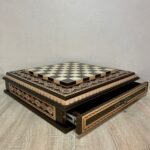 Chess Board "Royal Light" with Two Drawers