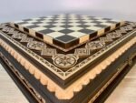 Chess Board "Royal Light" with Two Drawers - Image 3