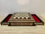 Chess Board "Royal Light" with Two Drawers - Image 11