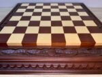 Handcrafted Wooden Chess Board "Leaves" - Image 4