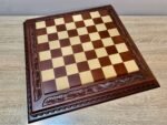 Handcrafted Wooden Chess Board "Leaves" - Image 7