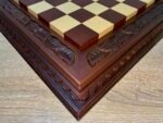 Handcrafted Wooden Chess Board "Leaves" - Image 3