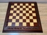 Handcrafted Wooden Chess Board "Leaves" - Image 11