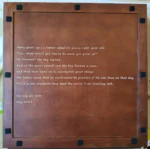 Wooden Chess Board "Leaves of Fortune" with Two Drawers - Image 10