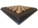 Glossy Chess Board "Waves of Aspiration" Ombre Cherry color - Image 3