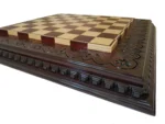 Glossy Chess Board "Waves of Aspiration" Ombre Cherry color - Image 7