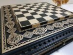 Custom order for Aurora. Wooden Chess Board "Bright Art" with Storage + chess pieces New York city buildings - Image 9