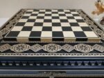 Custom order for Aurora. Wooden Chess Board "Bright Art" with Storage + chess pieces New York city buildings - Image 10