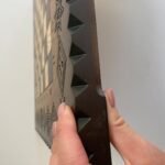 Wooden Chess board "Star of Life" with Ukrainian Trident, Ombre color - Image 8