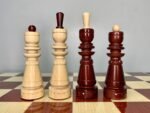Wooden Chess pieces "Classic Luxe" Glossy - Image 5