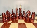 Wooden Chess pieces "Classic Luxe" Glossy - Image 2