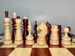 Wooden Chess pieces "Classic Luxe" Glossy - Image 3