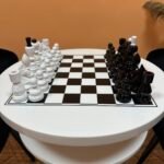 Glossy Chess pieces "Classic Luxe" Black & White - Image 5