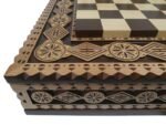 Wooden Chess set with 2 Drawers, Decorated with beads + pieces "Elegant Classic" - Image 5