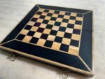 Wooden Folding Chess Board with Velvet-lined Storage for chess pieces - Image 7