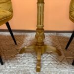 Wooden Chess Table “Fleur de Lys” Solid Ash wood - Image 8