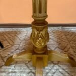 Wooden Chess Table “Fleur de Lys” Solid Ash wood - Image 9