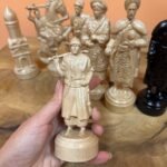 Large Wooden Chess pieces "Ukrainian Cossacks" - Image 7
