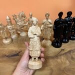 Large Wooden Chess pieces "Ukrainian Cossacks" - Image 8
