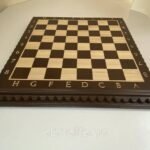 Wooden Chess Board "Royal Classic" with markings