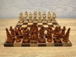 Magnetic Chess set: Glossy chess board + magnetic pieces "Battle of Thrones"+"Knights" - Image 6