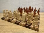 Magnetic Chess set: Glossy chess board + magnetic pieces "Battle of Thrones"+"Knights" - Image 11