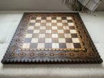 Hand-carved Wooden Chess board, Ombre color - Image 4
