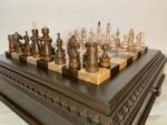Chess set: Multifunctional Chess Board with 2 Drawers + pieces "Classic Luxe" - Image 4
