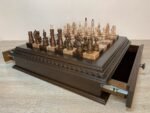 Chess set: Multifunctional Chess Board with 2 Drawers + pieces "Classic Luxe" - Image 11