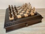 Chess set: Multifunctional Chess Board with 2 Drawers + pieces "Classic Luxe" - Image 2